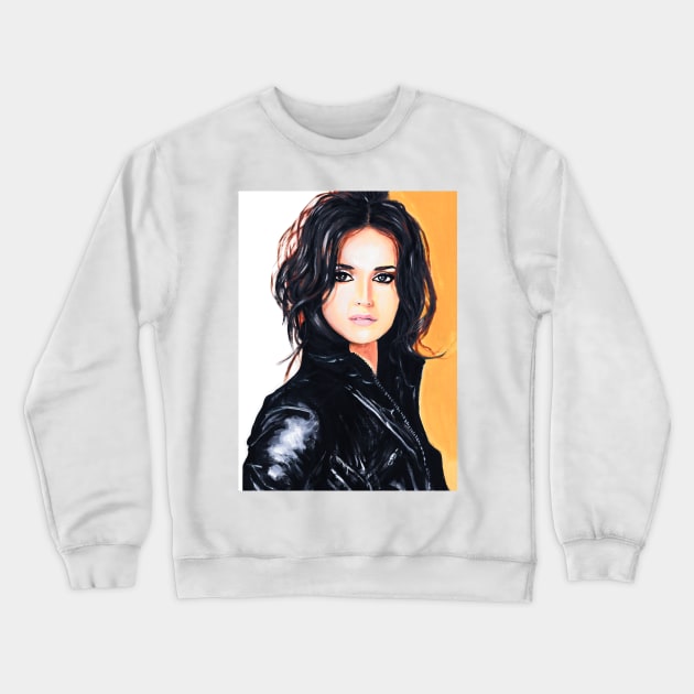 Penelope Cruz Crewneck Sweatshirt by Svetlana Pelin